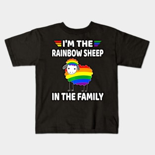 I'm The  Sheep In The Family LGBT Lesbian Gay Kids T-Shirt